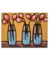 READY2HANGART 'III VASES' ABSTRACT CANVAS WALL ART, 30X40"