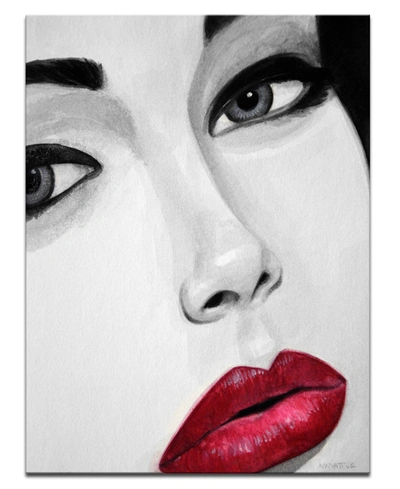 Ready2hangart 'temptation I' Face Canvas Wall Art, 40x30" In Multicolor