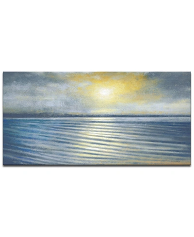 Ready2hangart , 'water Ripples' Abstract Canvas Wall Art Set, 24x48" In Multi