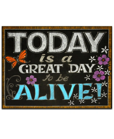 Ready2hangart 'tablet Affect I' Word Canvas Wall Art In Multicolor