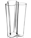Iittala Aalto Hand-blown Glass Vase 25cm In Clear