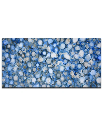 Ready2hangart 'winter Creek Stones' Canvas Wall Art, 30x60" In Multicolor