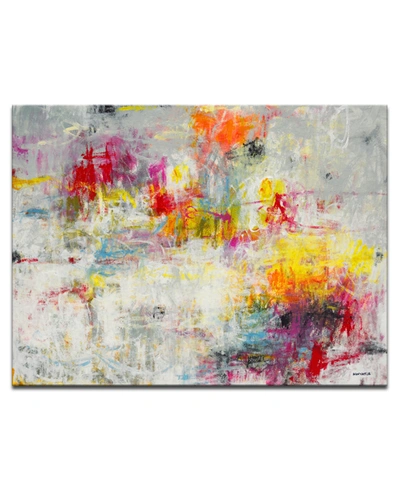 Ready2hangart , 'tie Dye' Colorful Abstract Canvas Wall Art, 20x30" In Multi