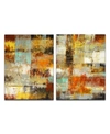 READY2HANGART 'REALIZATION' 2 PIECE CANVAS WALL ART SET, 30X20"