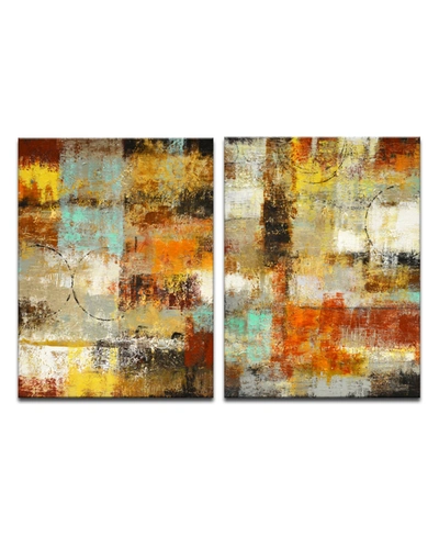 Ready2hangart 'realization' 2 Piece Canvas Wall Art Set, 30x20" In Multicolor