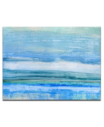 Ready2hangart 'eastern Shores' Abstract Ocean Canvas Wall Art, 20x30" In Multi
