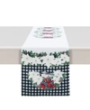LAURAL HOME CHRISTMAS TRIMMINGS TABLE RUNNER