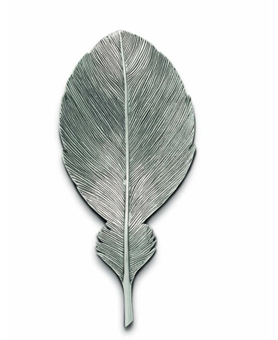 Vagabond House Pewter Feather Of Icarus Tray