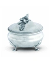 VAGABOND HOUSE PEWTER ACORN SAUCE BOWL