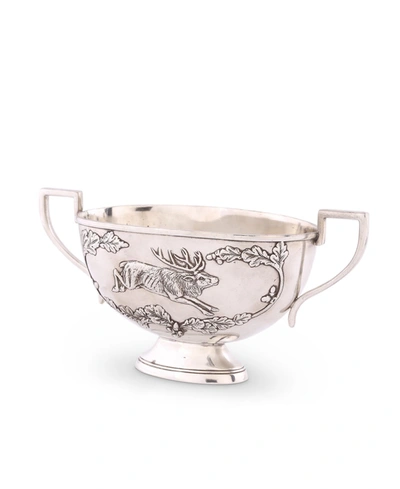 Vagabond House Noble Elk Pewter Gravy Sauce Boat, Bowl