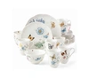 Lenox Butterfly Meadow Blue 18 Pc. Dinnerware Set, Service For 6, Exclusively At Macy's In White Body With Multi-color Floral And I