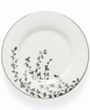 KATE SPADE GARDNER STREET PLATINUM SAUCER