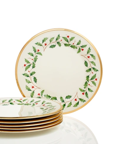 Lenox Holiday Salad Plates, Set Of 6 In No Color