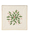 Lenox Hosting The Holidays Trivet In Red Green And Ivory