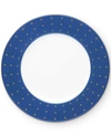 Kate Spade Library Lane Navy 9" Accent Plate In No Color