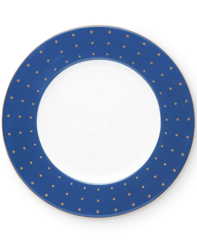 Kate Spade Library Lane Navy 9" Accent Plate In No Color