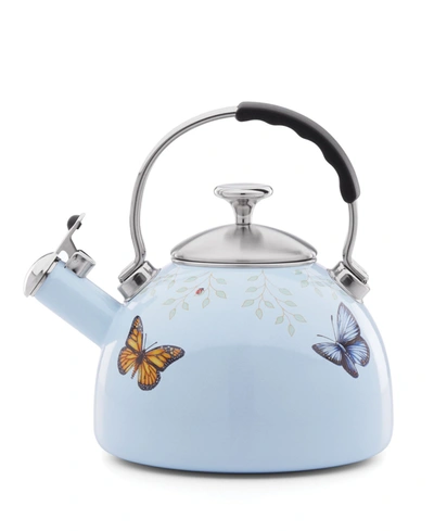Lenox Butterfly Meadow Kitchen Tea Kettle In Blue