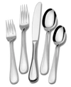 Mikasa Bravo 101-piece 18/10 Stainless Steel Flatware Set, Service For 12 In Silver