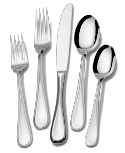 Mikasa Bravo 101-piece 18/10 Stainless Steel Flatware Set, Service For 12 In Silver