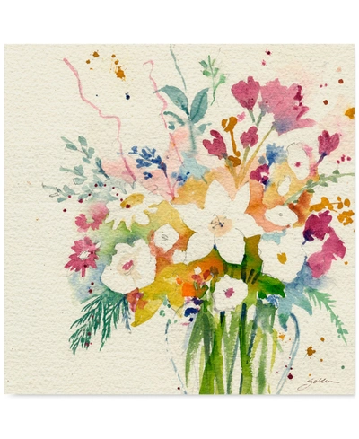Trademark Global 'dream Bouquet' Canvas Print By Sheila Golden, 24" X 24"