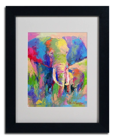 Trademark Global Richard Wallich 'elephant 1' Matted Framed Art In No Color