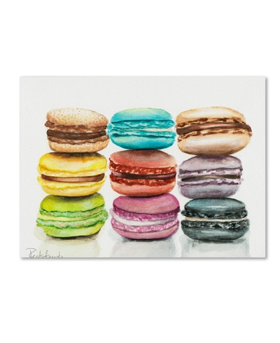 Trademark Global Jennifer Redstreake '9 Macarons' Canvas Art In No Color