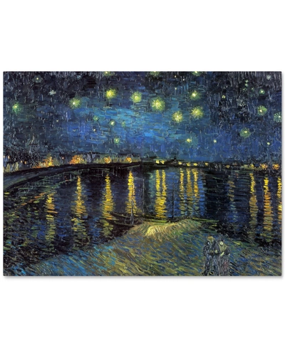 Trademark Global Vincent Van Gogh 'the Starry Night Ii' Canvas Art In No Color