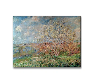 Trademark Global Claude Monet 'spring 1880' 18" X 24" Canvas Art Print