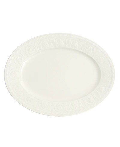 Villeroy & Boch Cellini Oval Platter In White
