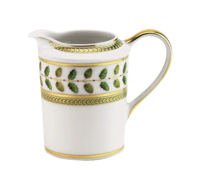 Bernardaud Dinnerware, Constance Creamer In Green/gold