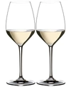 RIEDEL SET OF 2 HEART TO HEART RIESLING GLASSES