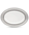 Noritake Dinnerware, Odessa Platinum Oval Platter 14"