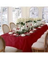 Elrene Barcelona Damask 60" X 102" Oblong Tablecloth In Red