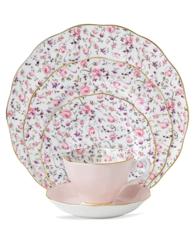 Royal Albert Rose Confetti 5 Piece Place Setting