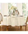Elrene Barcelona Damask Oval Tablecloth, 60" X 84" In Antique