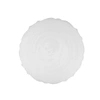 American Atelier Jay Import  Alabaster White Charger Plate In White