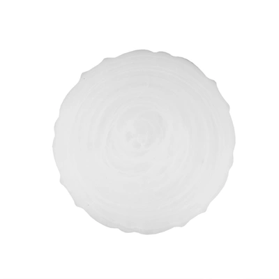 American Atelier Jay Import  Alabaster White Charger Plate