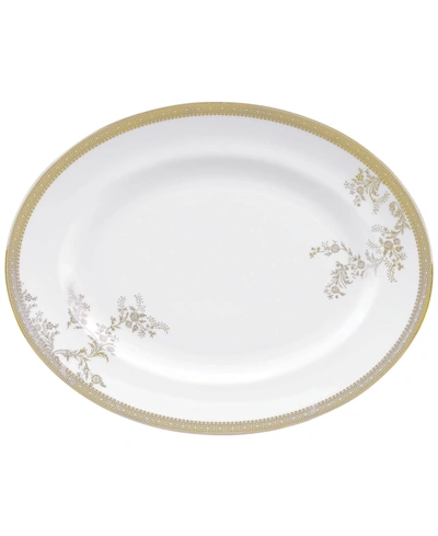 Vera Wang Wedgwood Dinnerware, Lace Gold Oval Platter