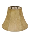 Macy's Cloth Wire Slant Faux Animal Hide Chandelier Lampshade With Flame Clip Collection In Gold
