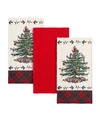 Spode Tree Tartan Kitchen Towel, Set Of 3 In Multi