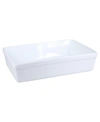 Bia Ceramic Rectangular Baker In White