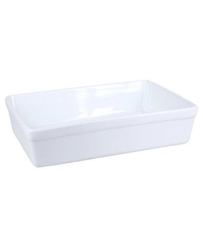 Bia Ceramic Rectangular Baker In White