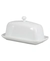 BIA COVERED BUTTER DISH WITH KNOB LID