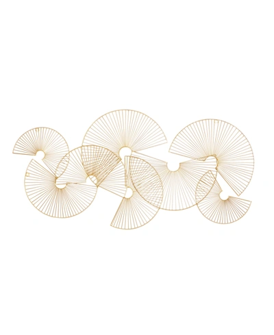 Cosmoliving By Cosmopolitan Contemporary Wall Decor In Gold-tone