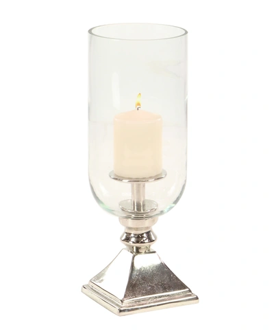 Rosemary Lane Traditional Candle Holder In Silver-tone