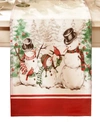 ELRENE SNOWMAN WINTERLAND HOLIDAY SNOWFLAKE TABLE RUNNER