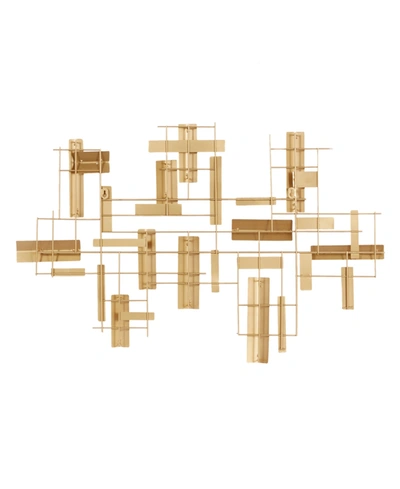 Cosmoliving By Cosmopolitan Contemporary Wall Decor In Gold-tone