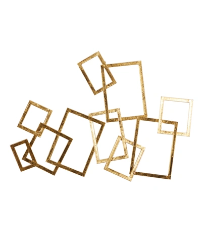 Cosmoliving By Cosmopolitan Contemporary Wall Decor In Gold-tone