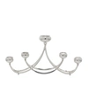 Rosemary Lane Candlestick Holders In Silver-tone