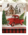 ELRENE VINTAGE CHRISTMAS TREE FARM HOLIDAY TABLE RUNNER